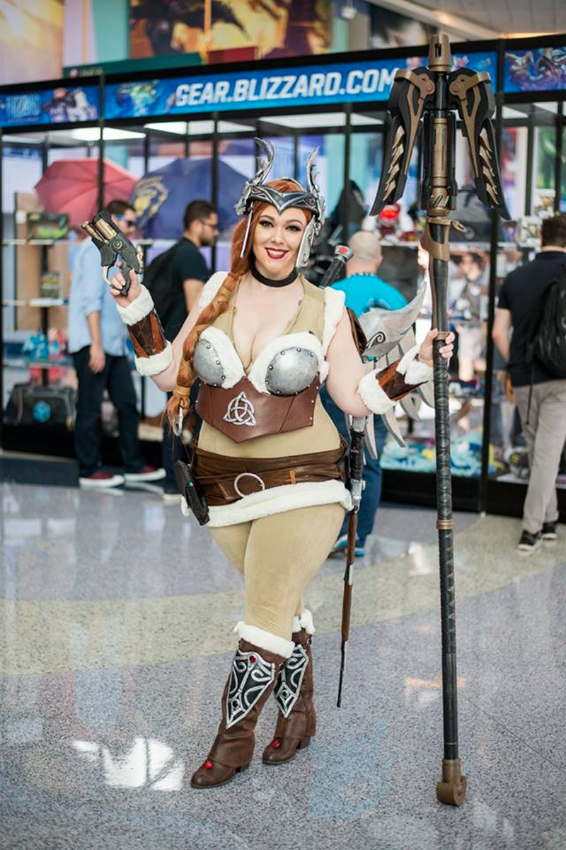 Till Valhalla! Overwatch’s Mercy, in her Valkyrie skin.